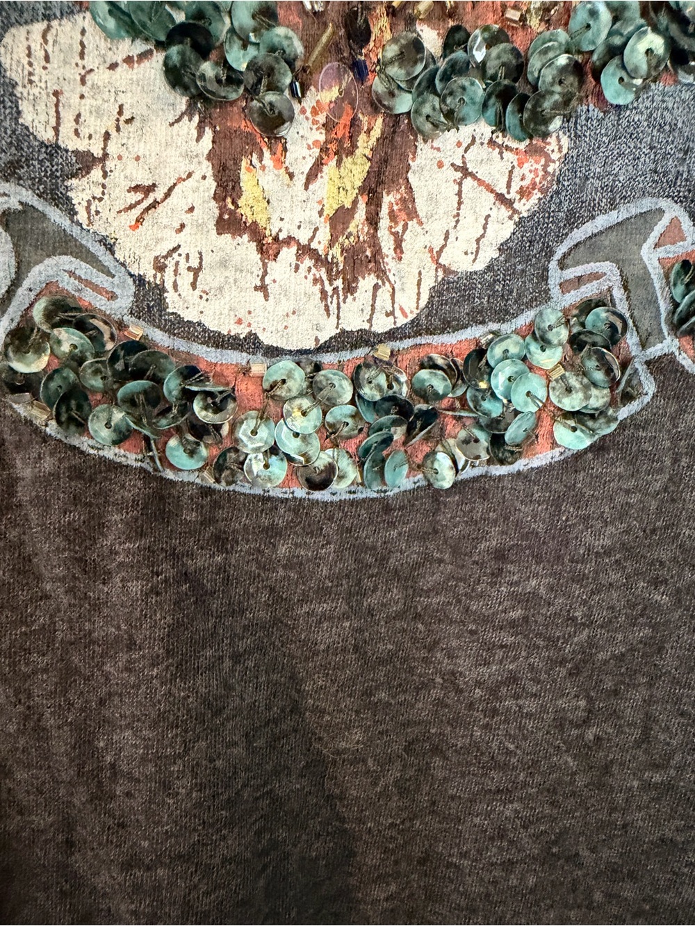 Free People Las Vegas Nevada Embellished Graphic Tank Top Size Large - Picture 4 of 9